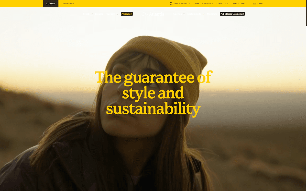 Atlantis Headwear website preview