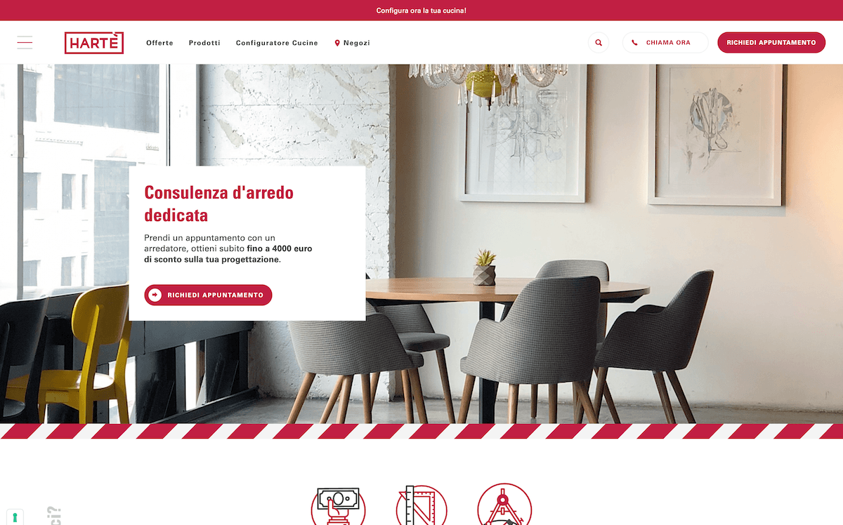 Harte website preview