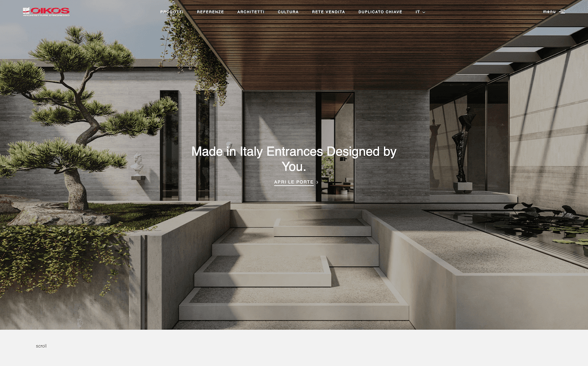 Oikos website preview