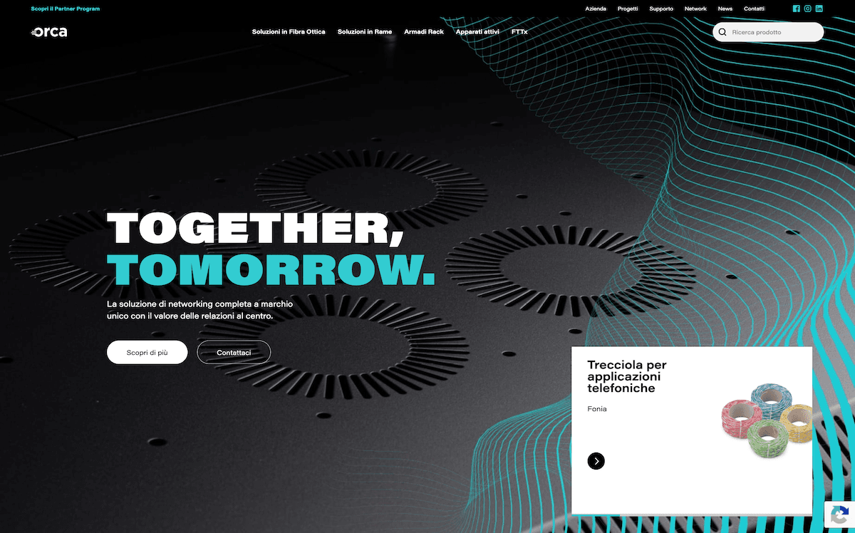 Orca website preview